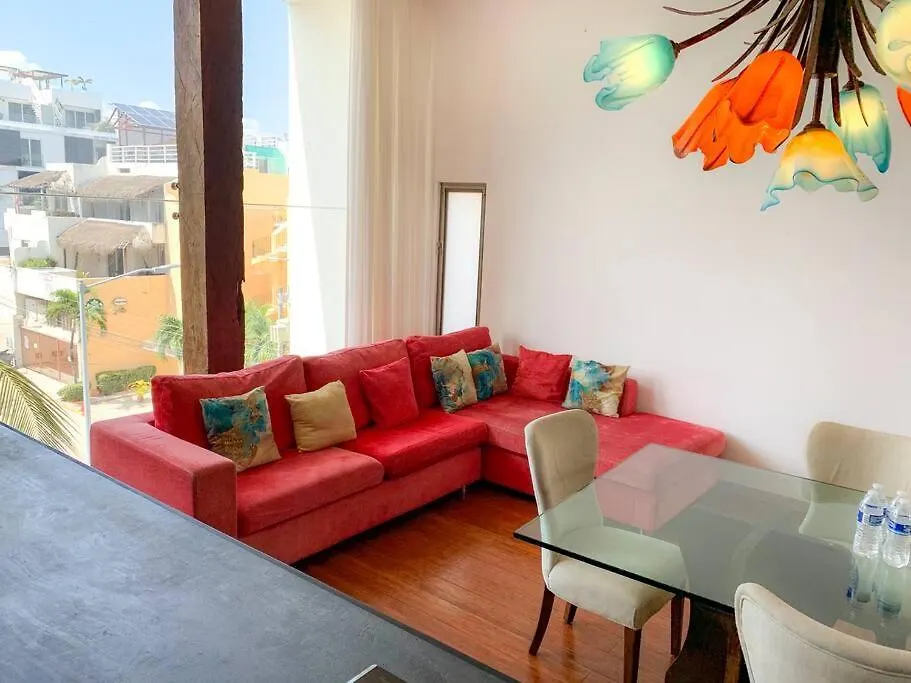 Exotic Ph/Terrace/ Freeparking/5A Avenue/Fast Wifi Apartment Playa del Carmen