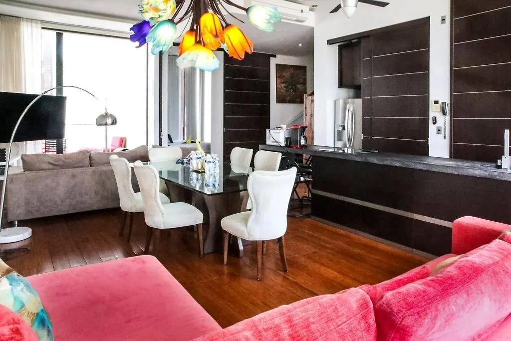 Exotic Ph/Terrace/ Freeparking/5A Avenue/Fast Wifi Lägenhet Playa del Carmen 0*,  Mexiko